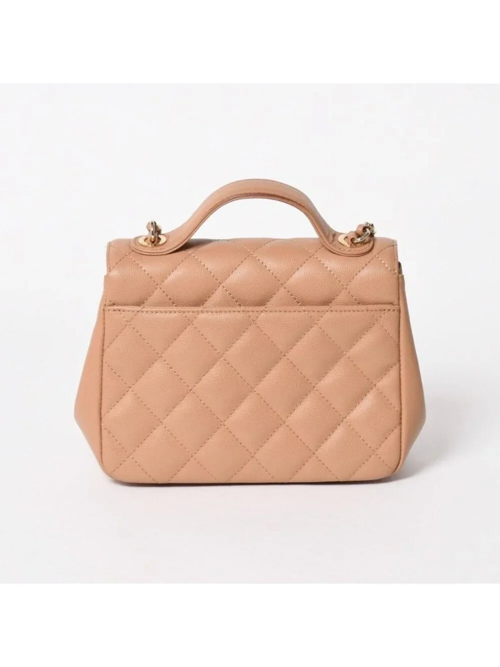 Chanel Business Affinity Chain Shoulder Bag CC Logo Caviar Leather Gold